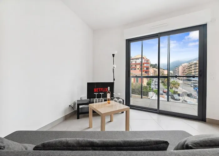 Le Cap Riviera - Centre- Parking Prive - Clim Apartmán Menton